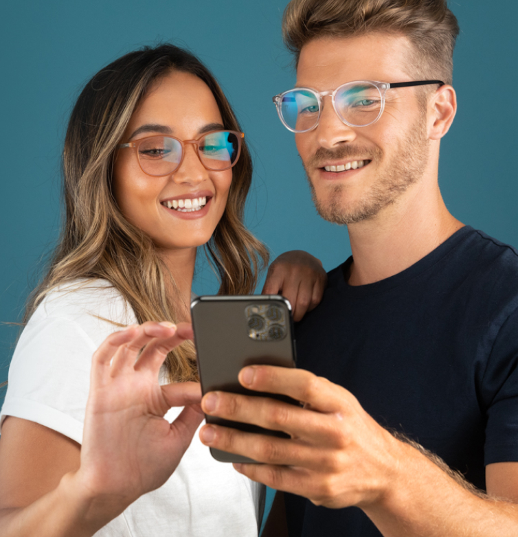 Blue Light Glasses On GlassesUSA