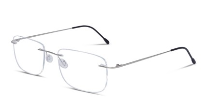 Denver Silver glasses - Silver - Angle View