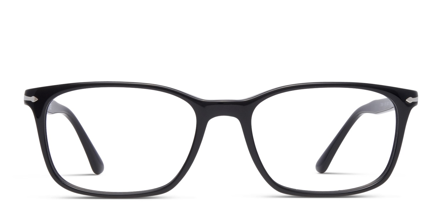 Persol 3189V Black glasses - Shiny Black - Frontal View