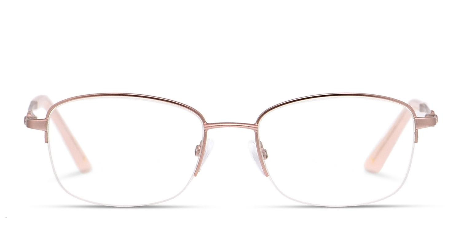 Amelia E. Kendal Rose Gold glasses - Rose Gold - Frontal View