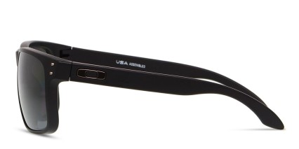 Oakley OO9417 Holbrook XL Black, Gunmetal glasses - Matte Black - Side View