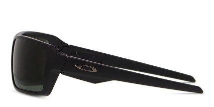 Oakley OO9380 Double Edge Black, Green glasses - Black / Green - Side View