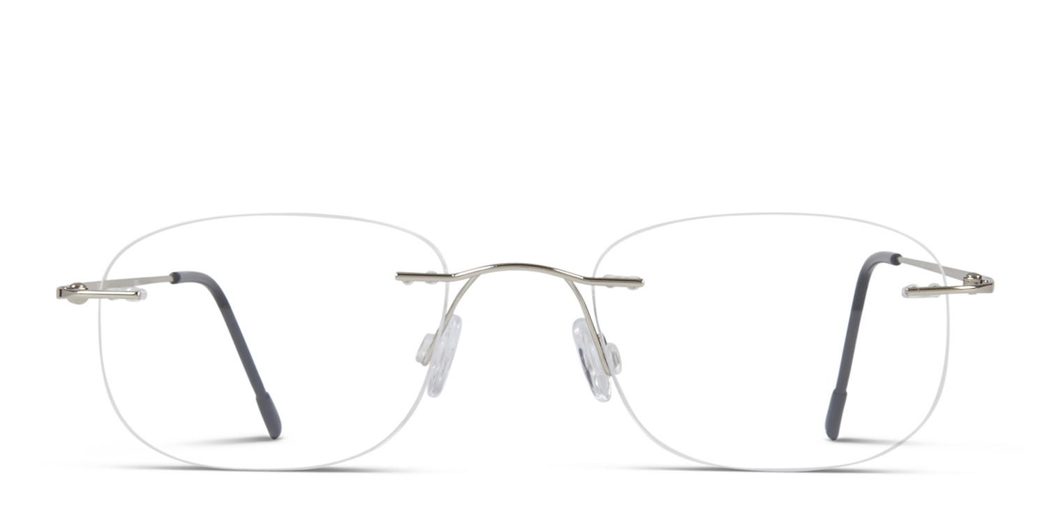 James Silver glasses - Silver - Frontal View