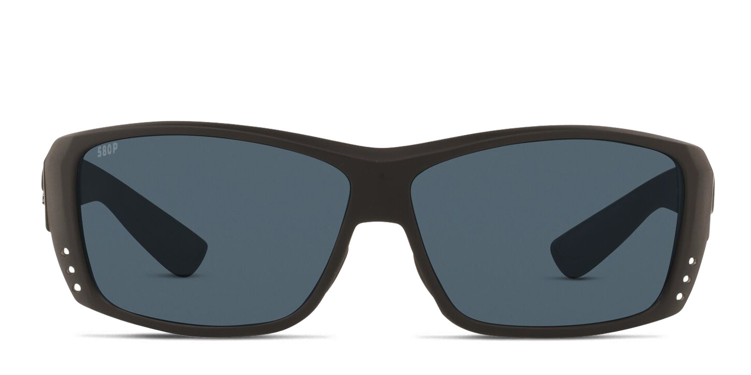 Costa Del Mar 6S9024 Cat Cay Black , Gray glasses - Black / Gray - Frontal View