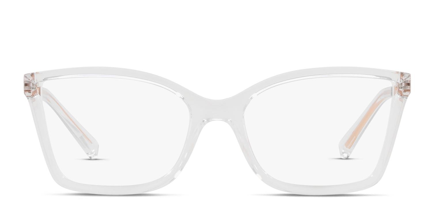 Michael Kors MK4058 Caracas Clear, Gold glasses - Clear / Gold - Frontal View