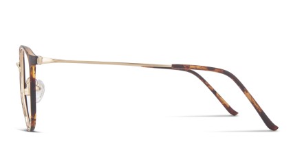Ottoto Bellona Tortoise, Gold glasses - Tortoise / Gold - Side View