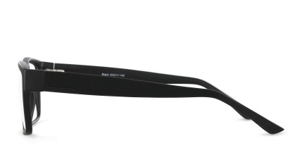 Rosewall Black glasses - Black - Side View