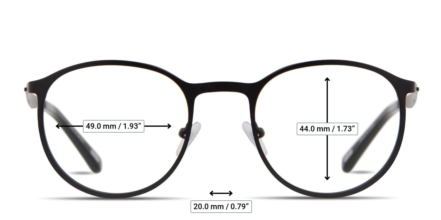 Ottoto Thackeray Black glasses - Measurements