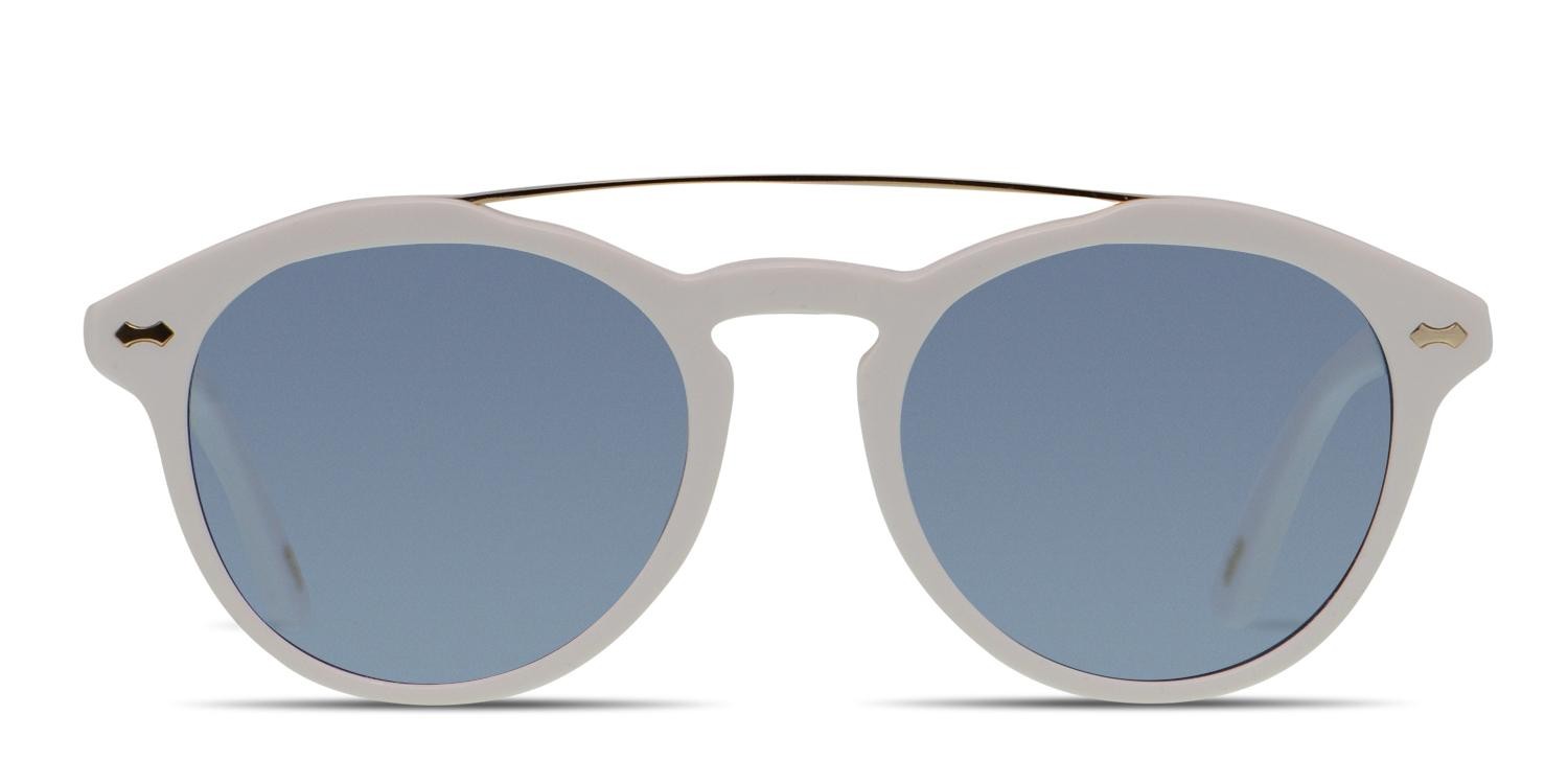 Ottoto Morse White, Gold glasses - White / Gold - Frontal View