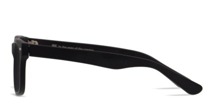 Muse M Classic Matte Black glasses - Black - Side View