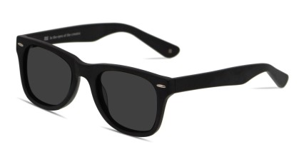 Muse M Classic Matte Black glasses - Black - Angle View