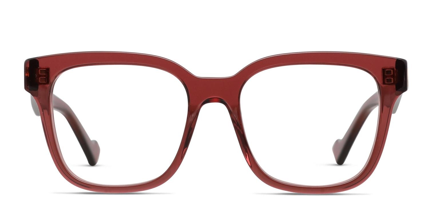 Gucci GG0958O Red/Clear glasses - Red / Clear - Frontal View