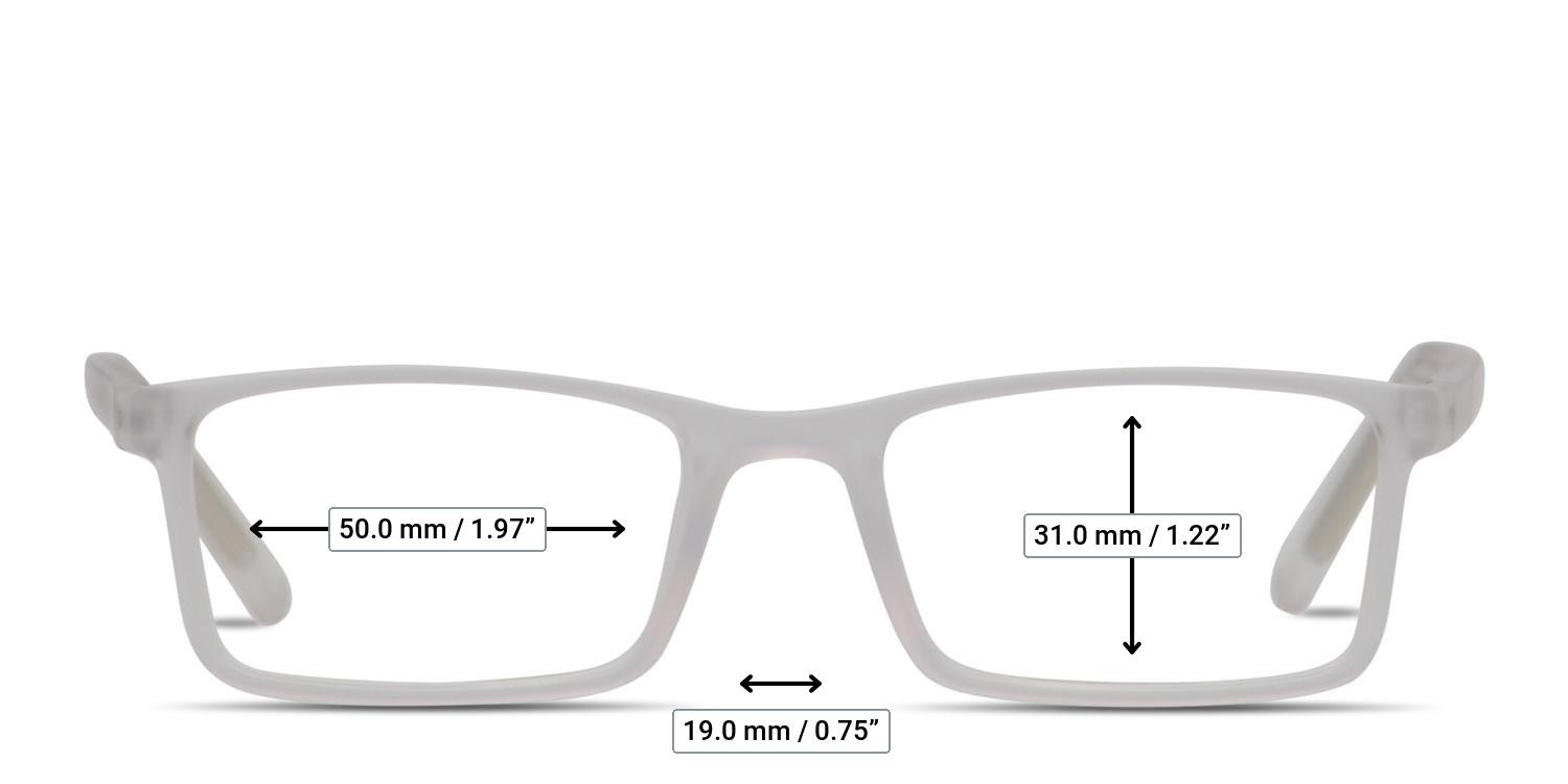 Muse Scholar Clear glasses - Measurements