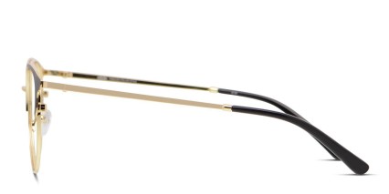 Ottoto Talinum Black, Gold glasses - Black / Gold - Side View