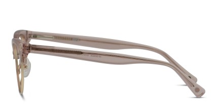 Muse Francesca Clear Beige, Gold glasses - Beige / Clear / Gold - Side View