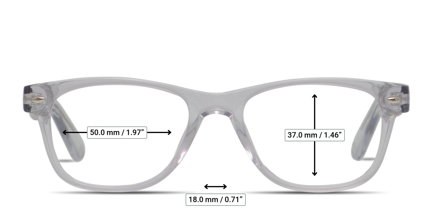 Muse Decode Clear glasses - Measurements