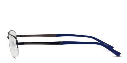 Revel High Gear Silver w/Blue glasses - Blue / Silver - Side View