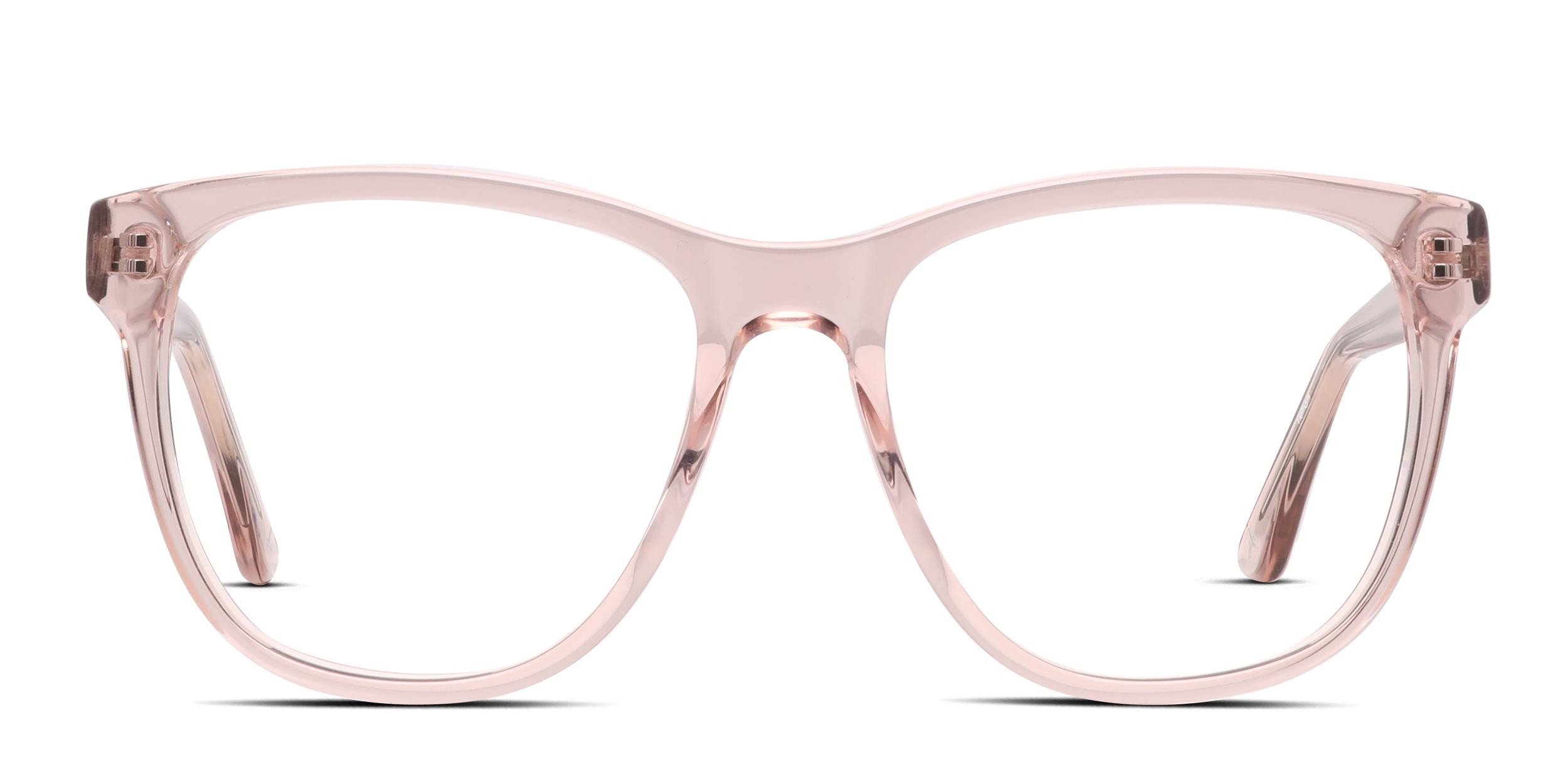 Amelia E. Tricia Pink, Clear glasses - Pink / Clear - Frontal View
