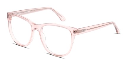 Amelia E. Tricia Pink, Clear glasses - Pink / Clear - Angle View