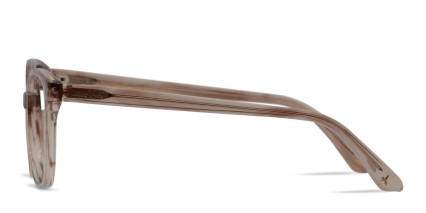 Amelia E. Chardonnay Beige, Clear glasses - Beige / Clear - Side View
