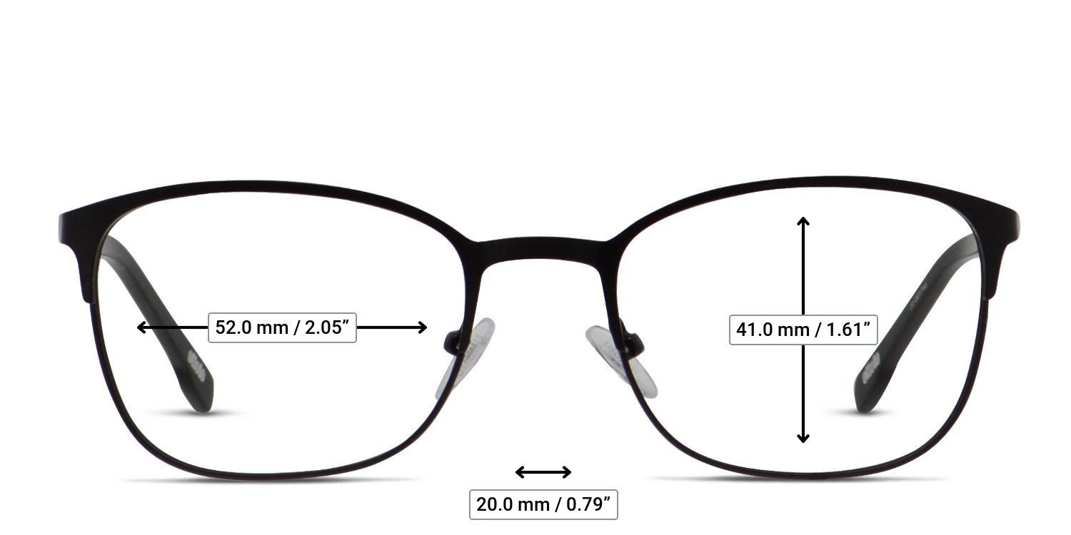Ottoto Canton Black glasses - Measurements