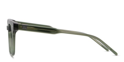 Muse Devin Clear Green glasses - Green / Clear - Side View