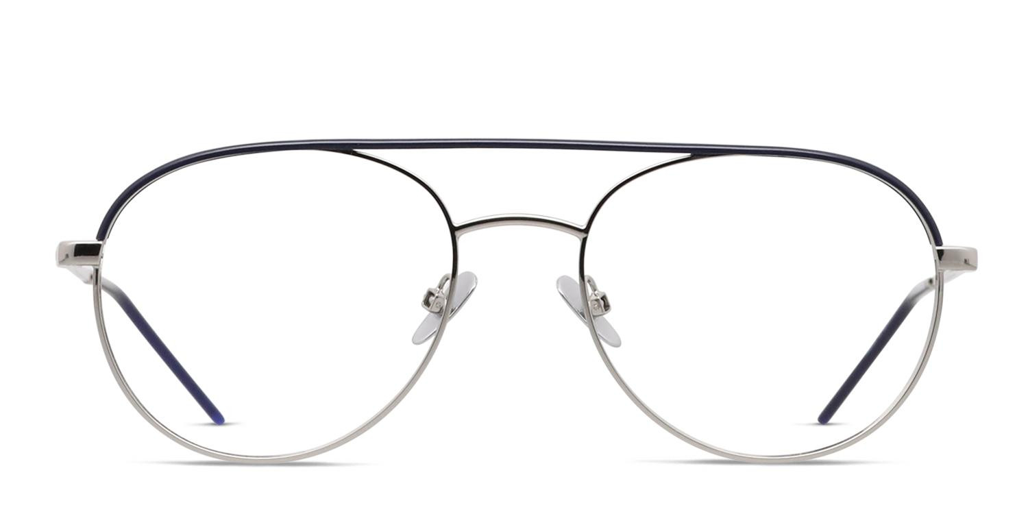 Ottoto Craft Silver, Blue glasses - Silver / Blue - Frontal View