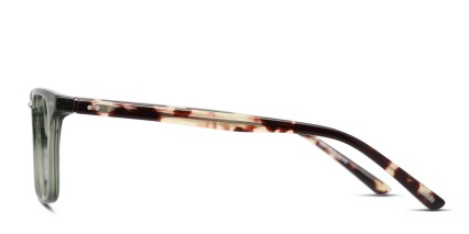 Ottoto Moralo Green, Clear, Tortoise glasses - Green / Clear / Tortoise - Side View