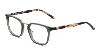 Ottoto Moralo Green, Clear, Tortoise glasses - Green / Clear / Tortoise - Angle View