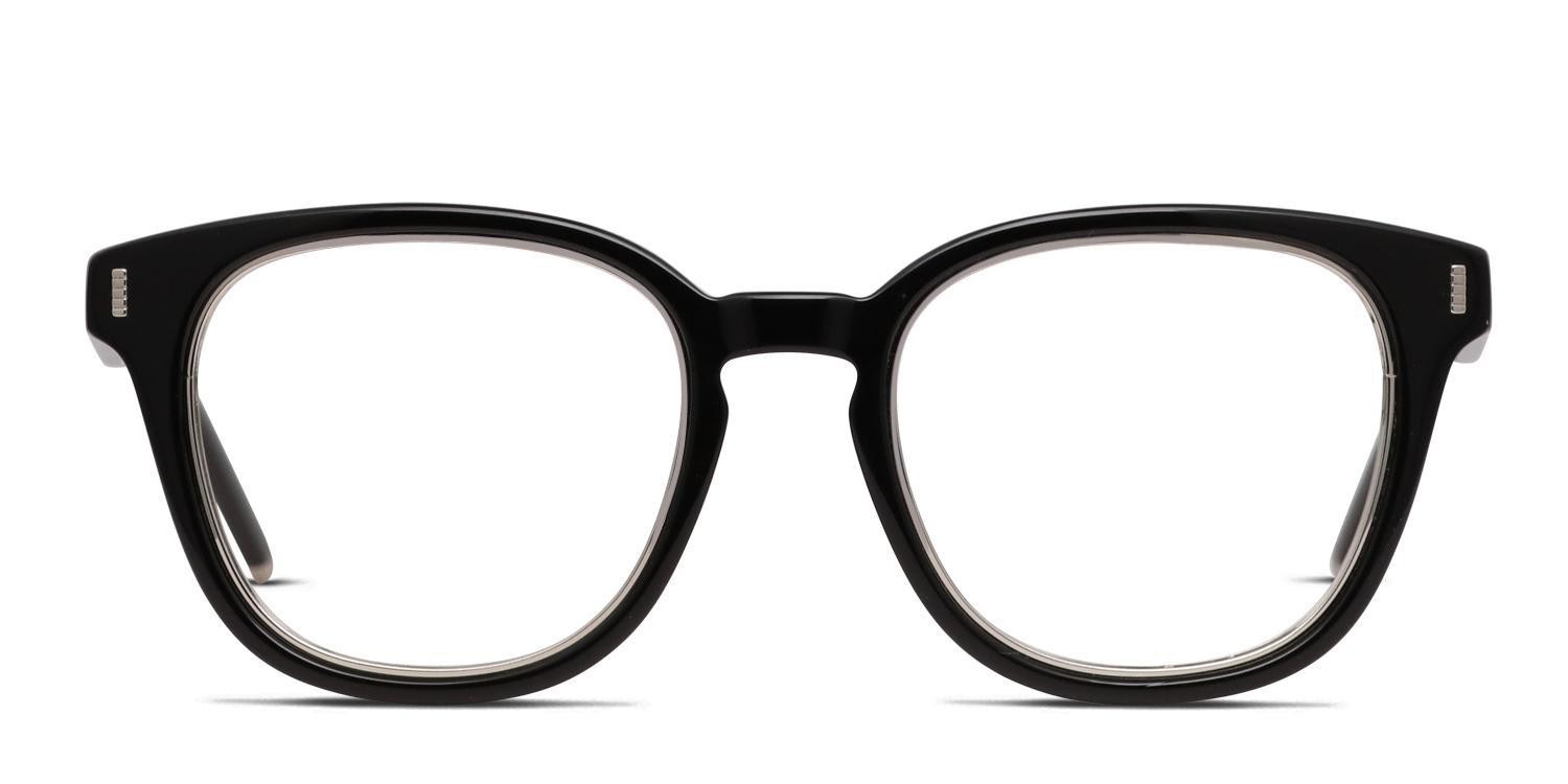 Ottoto Queensbury Shiny Black glasses - Shiny Black - Frontal View
