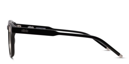 Ottoto Vauxhall Shiny Black glasses - Shiny Black - Side View