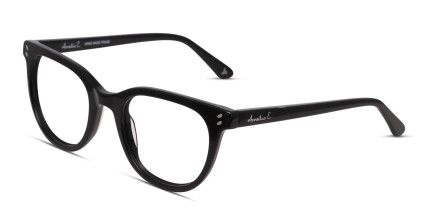 Amelia E. Imani Shiny Black glasses - Shiny Black - Angle View