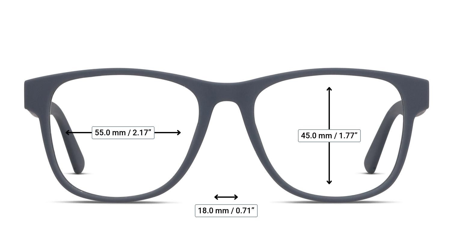 Revel Riff Green glasses - Measurements
