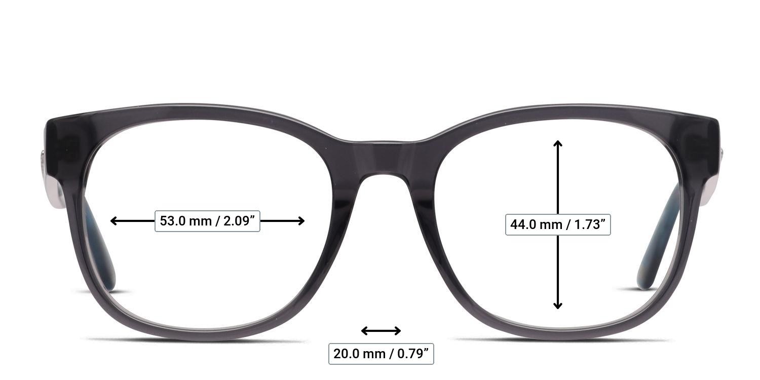 Muse Ryleigh Gray glasses - Measurements