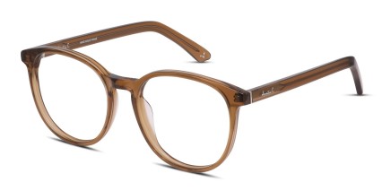 Amelia E. Crescent Brown glasses - Brown - Angle View