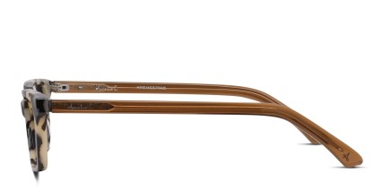 Amelia E. Skyline Tortoise, Beige glasses - Tortoise / Beige - Side View
