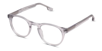 Von Miller x GlassesUSA.com Expert Clear, Gray glasses - Gray / Clear - Angle View