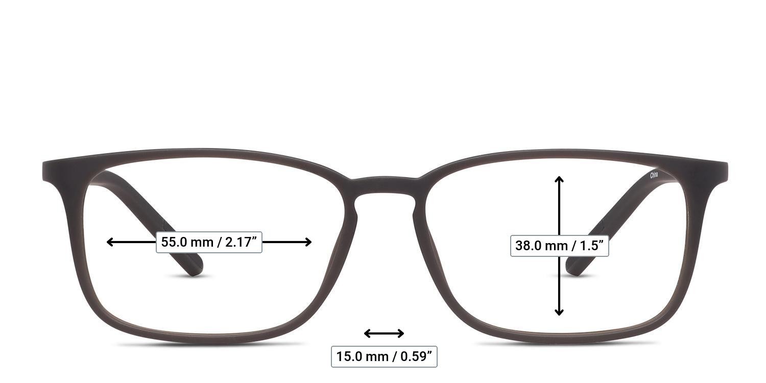 Revel Whisper Black glasses - Measurements