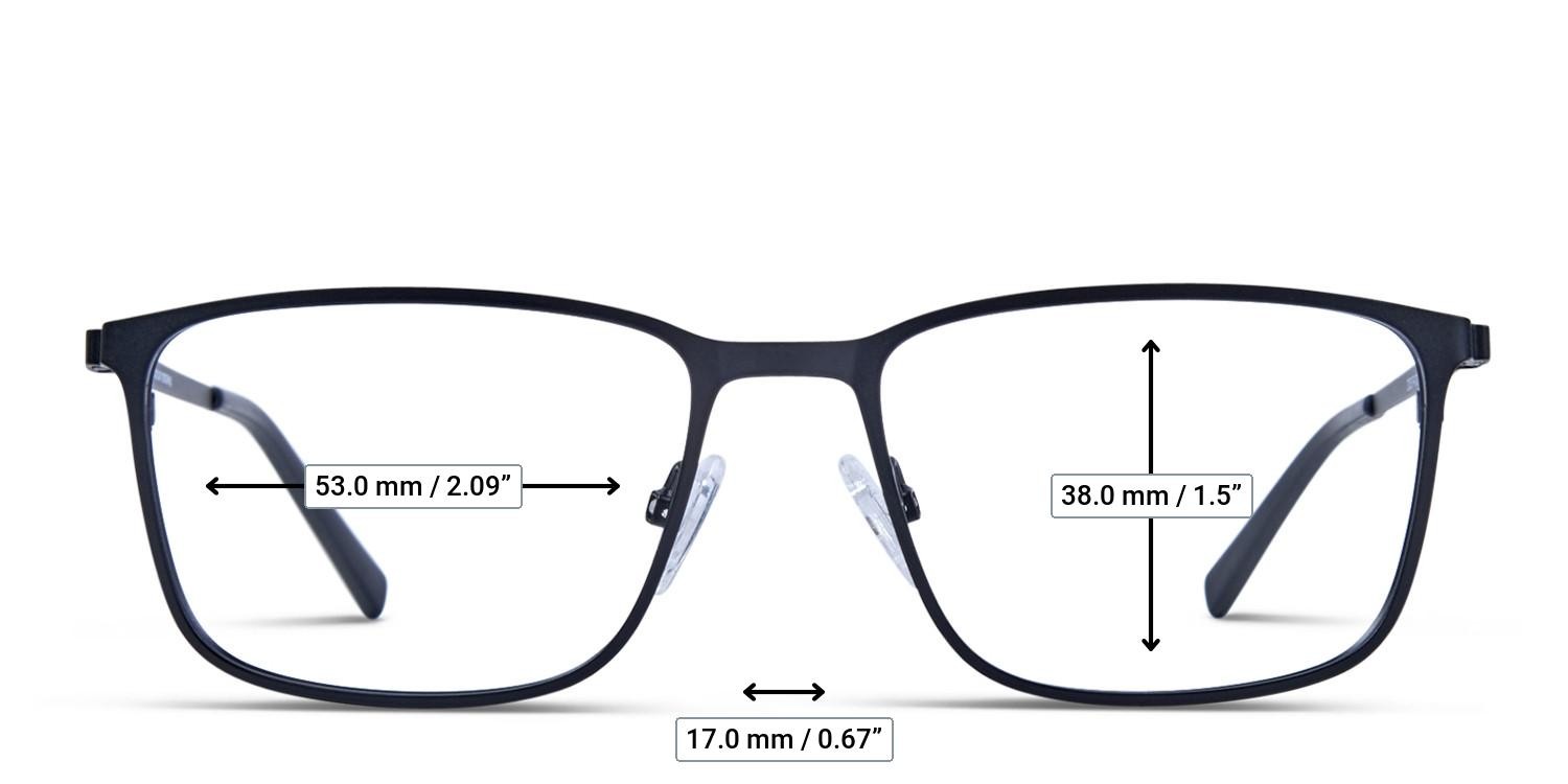 Ottoto Matteo Black glasses - Measurements