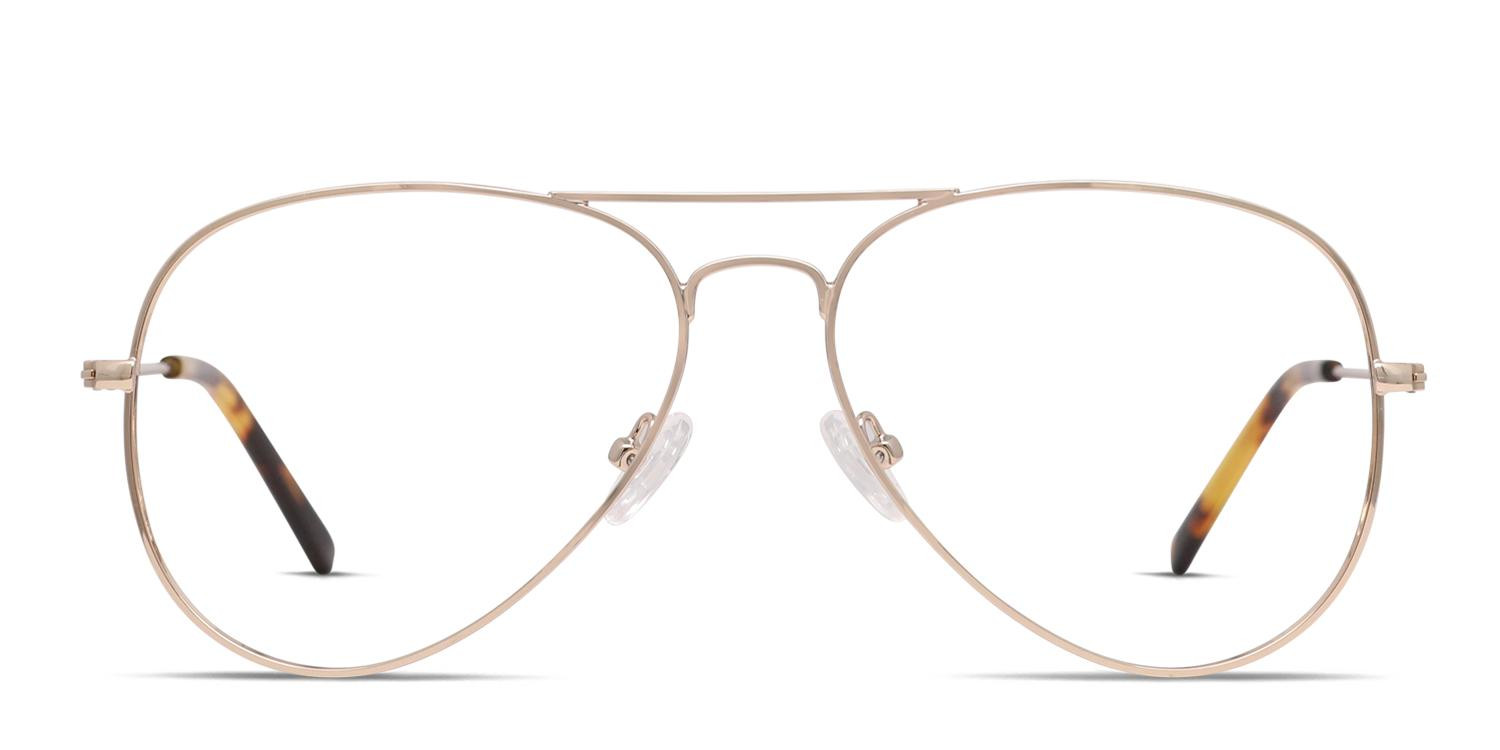 Ottoto Magnus Gold glasses - Gold - Frontal View