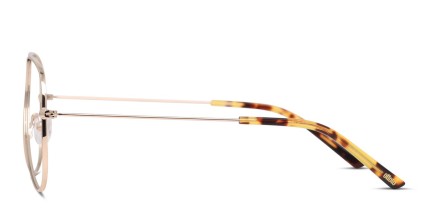 Ottoto Magnus Gold glasses - Gold - Side View
