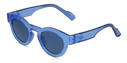 Adidas AOG005 Blue/Clear glasses - Blue / Clear - Angle View