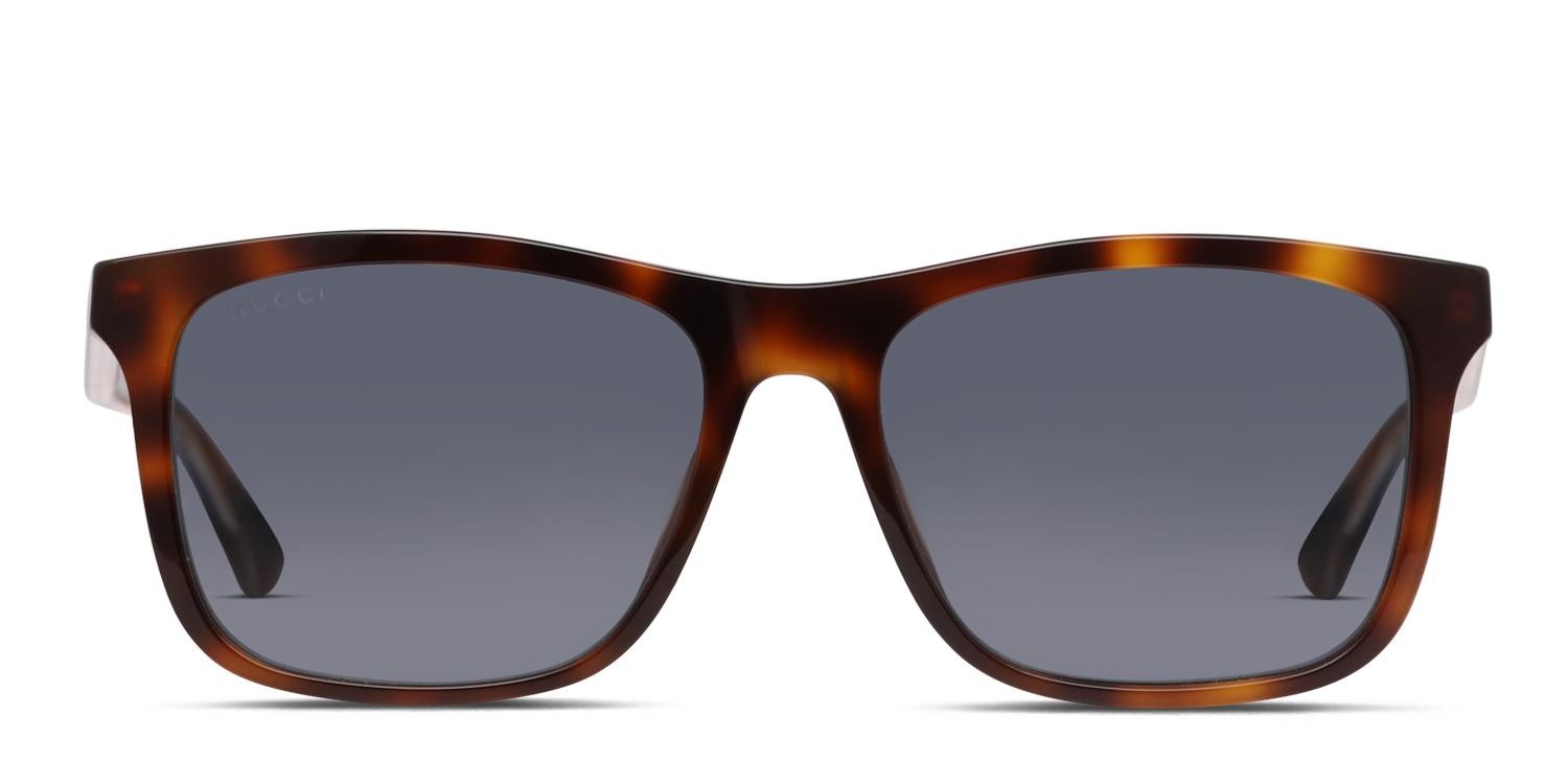 Gucci GG0381SN Tortoise glasses - Tortoise - Frontal View