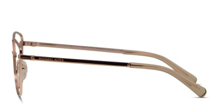 Michael Kors MK3030 Buena Vista Rose Gold glasses - Rose Gold - Side View