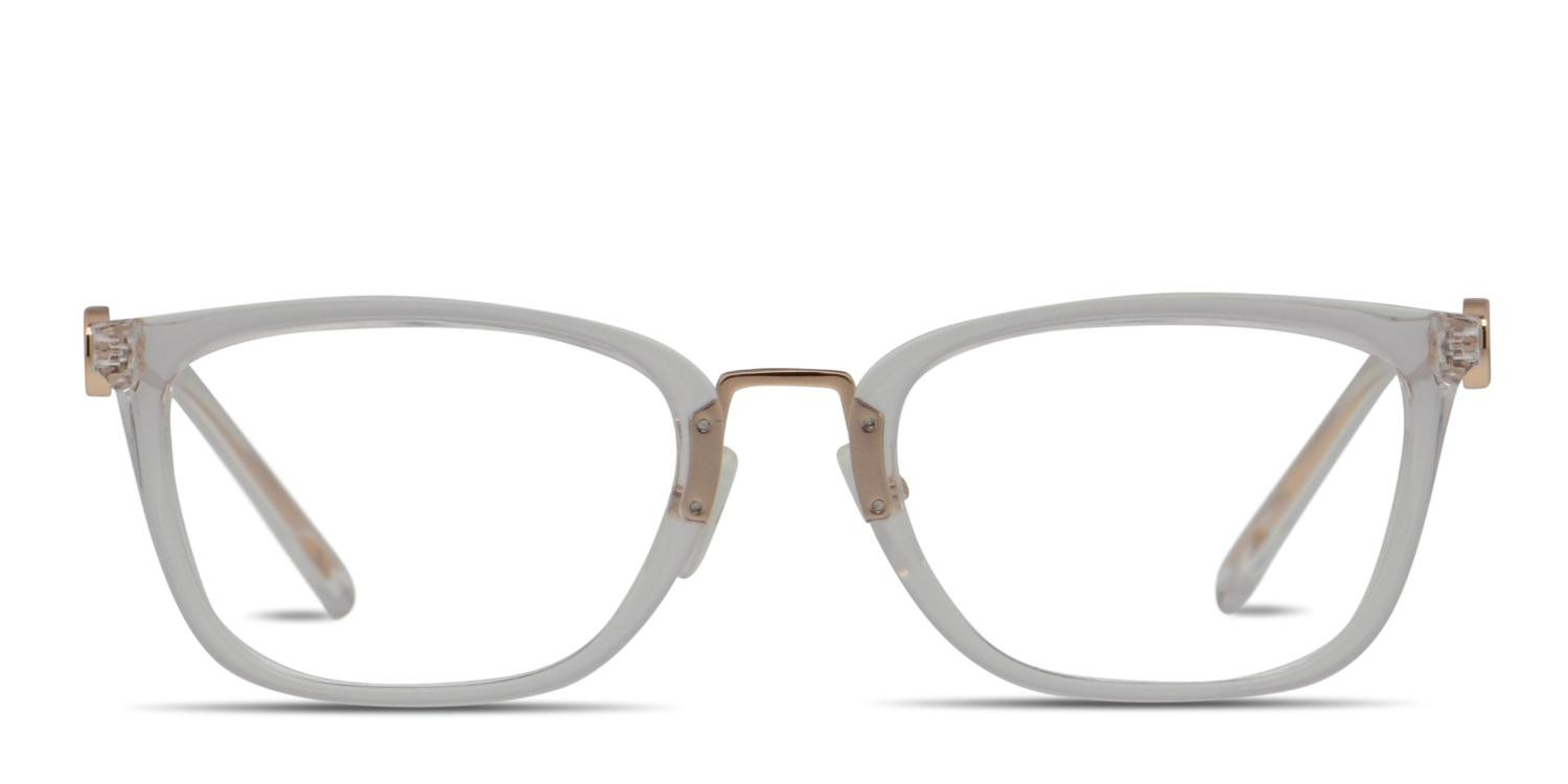 Michael Kors MK4054 Captiva Clear, Gold glasses - Clear / Gold - Frontal View