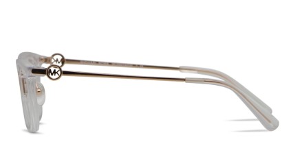 Michael Kors MK4054 Captiva Clear, Gold glasses - Clear / Gold - Side View