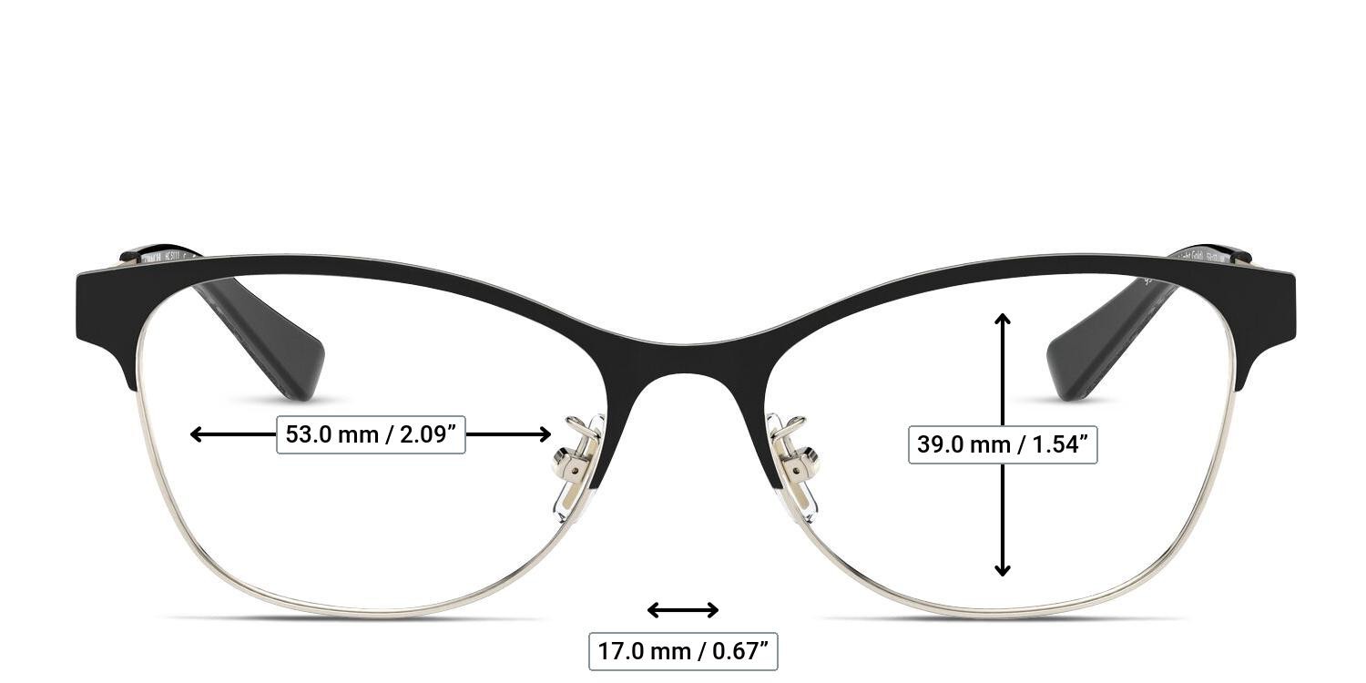 Coach HC5111 Black, Gold glasses - Measurements