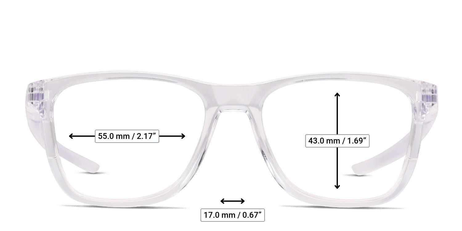 Oakley OX8163 Centerboard Clear glasses - Measurements