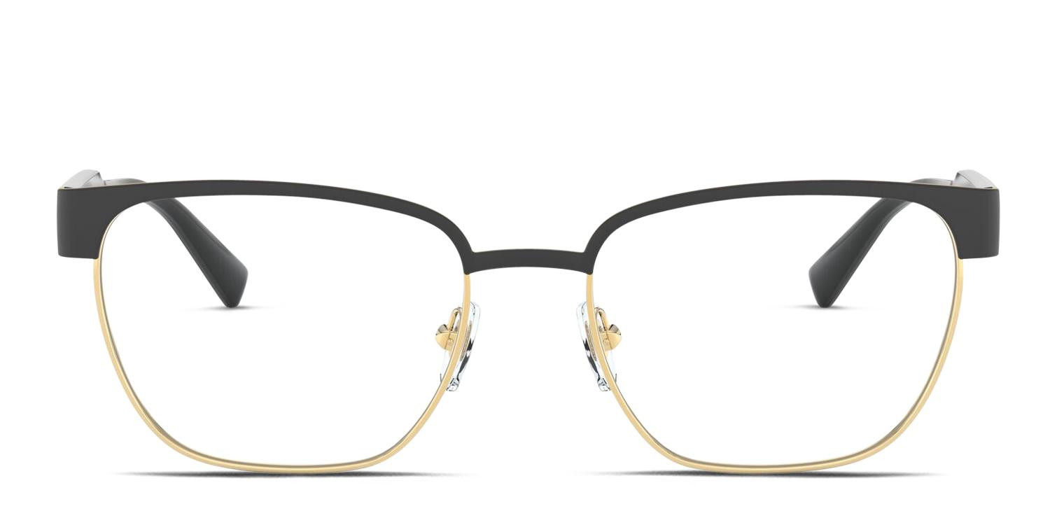 Versace VE1264 Black, Gold glasses - Black / Gold - Frontal View