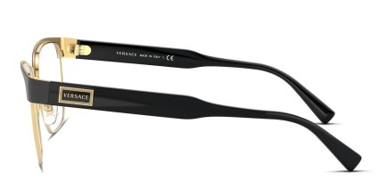 Versace VE1264 Black, Gold glasses - Black / Gold - Side View